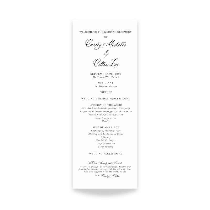 Timeless Romance Wedding Program-zoom-