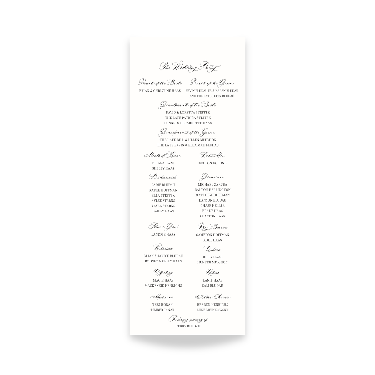 Timeless Romance Wedding Program-zoom-2