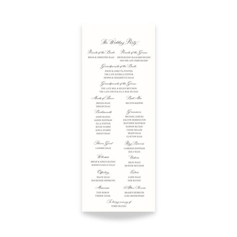 Timeless Romance Wedding Program-zoom-