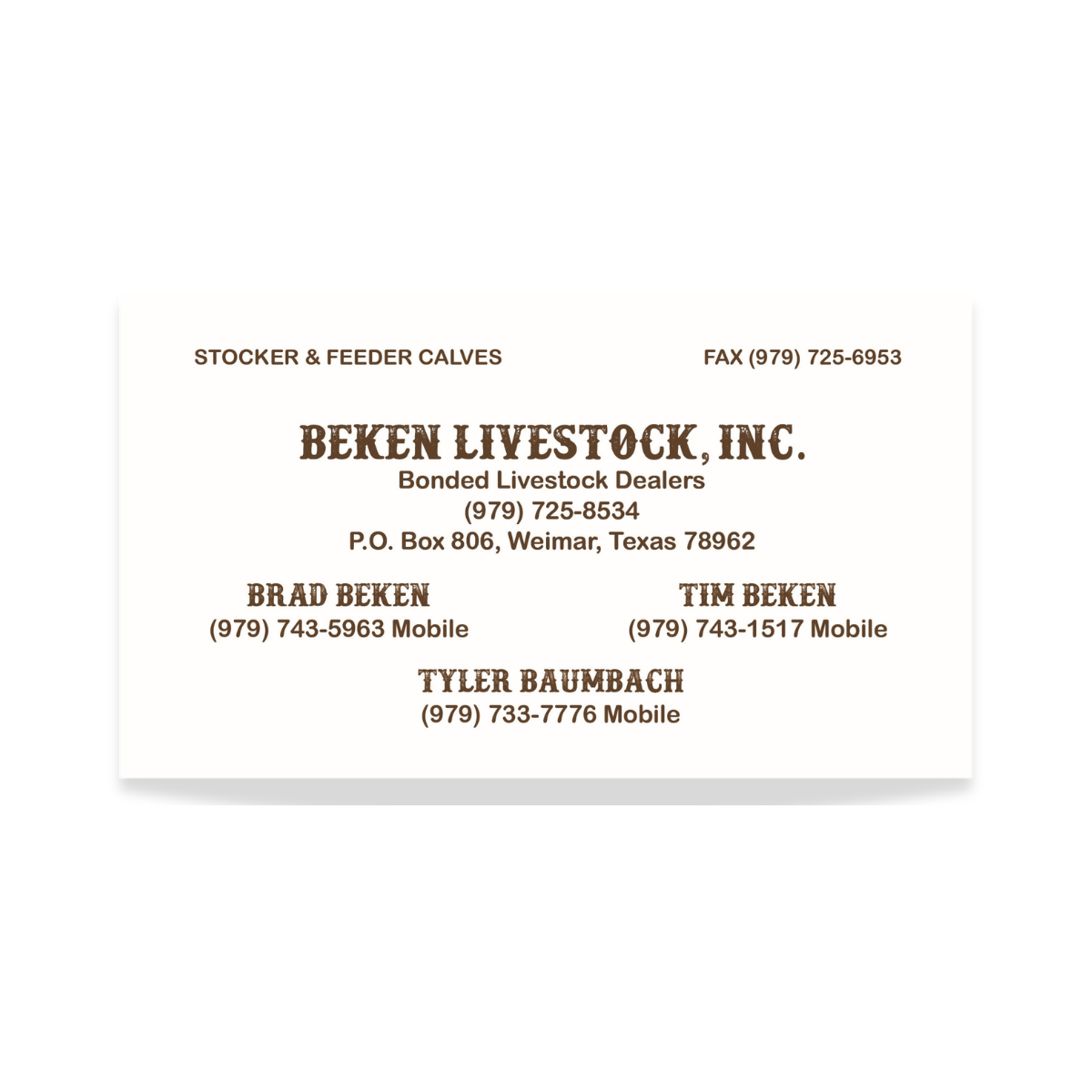 The Team Business Card