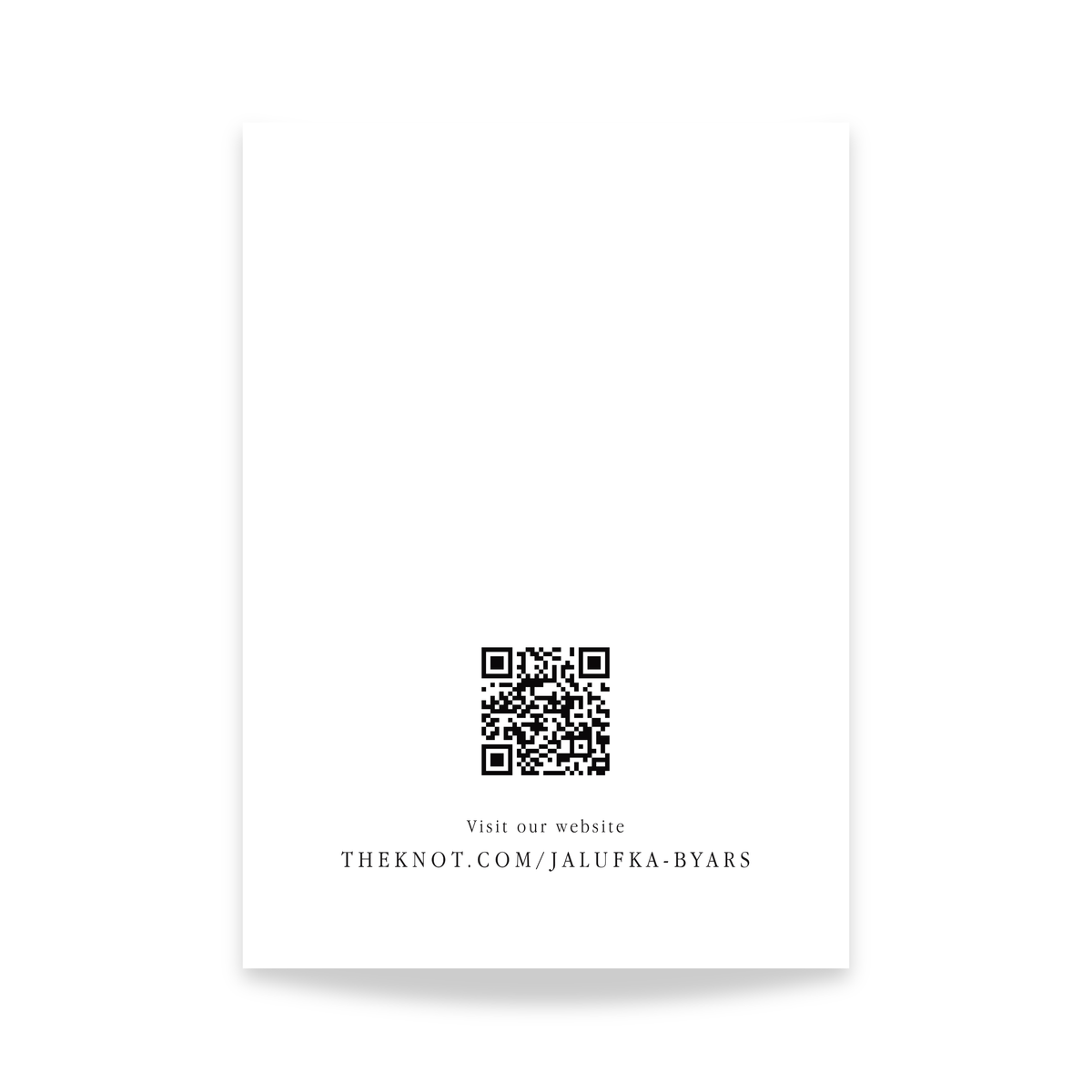 Editorial Wedding Invitation - Option 1-2