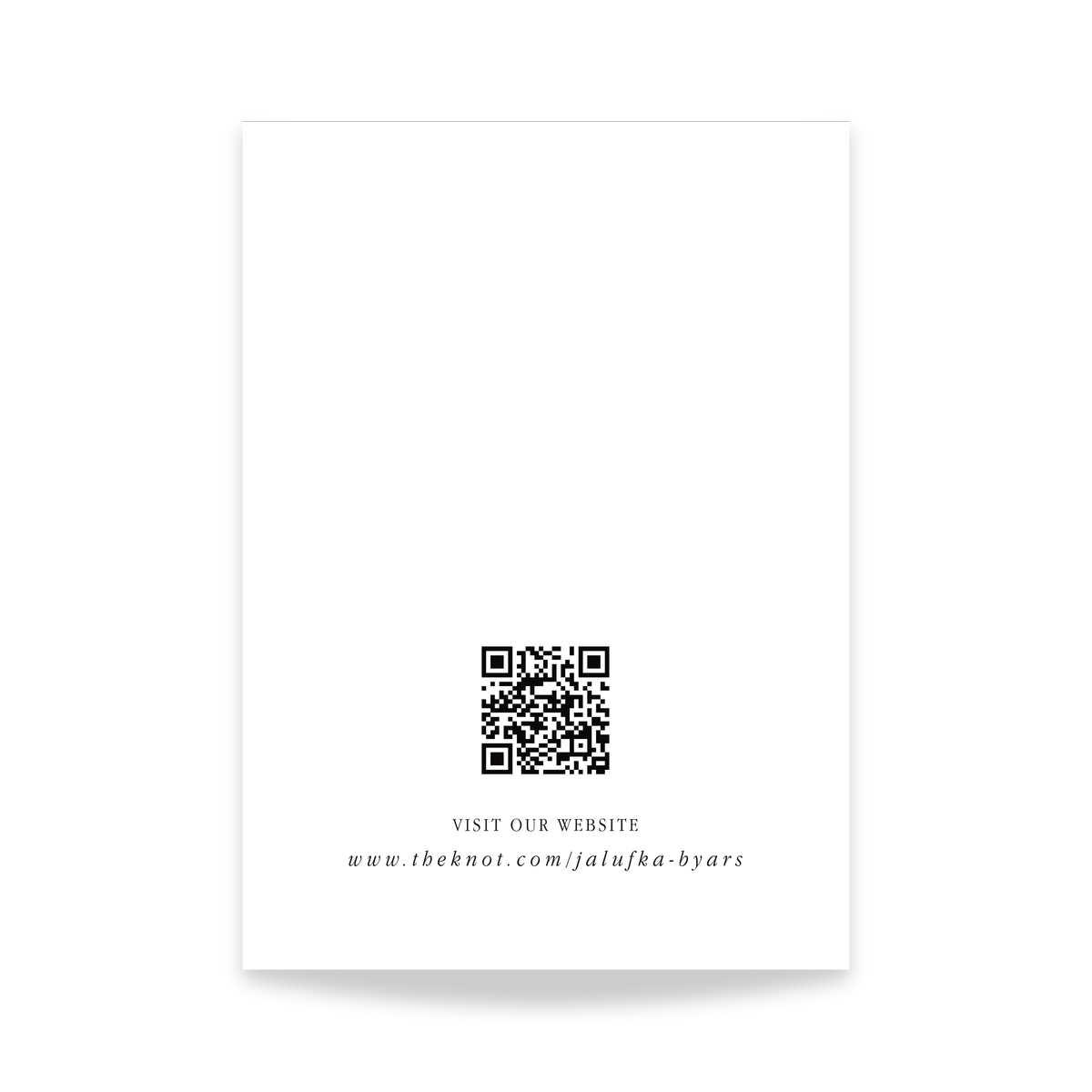 Editorial Wedding Invitation - Option 2-2