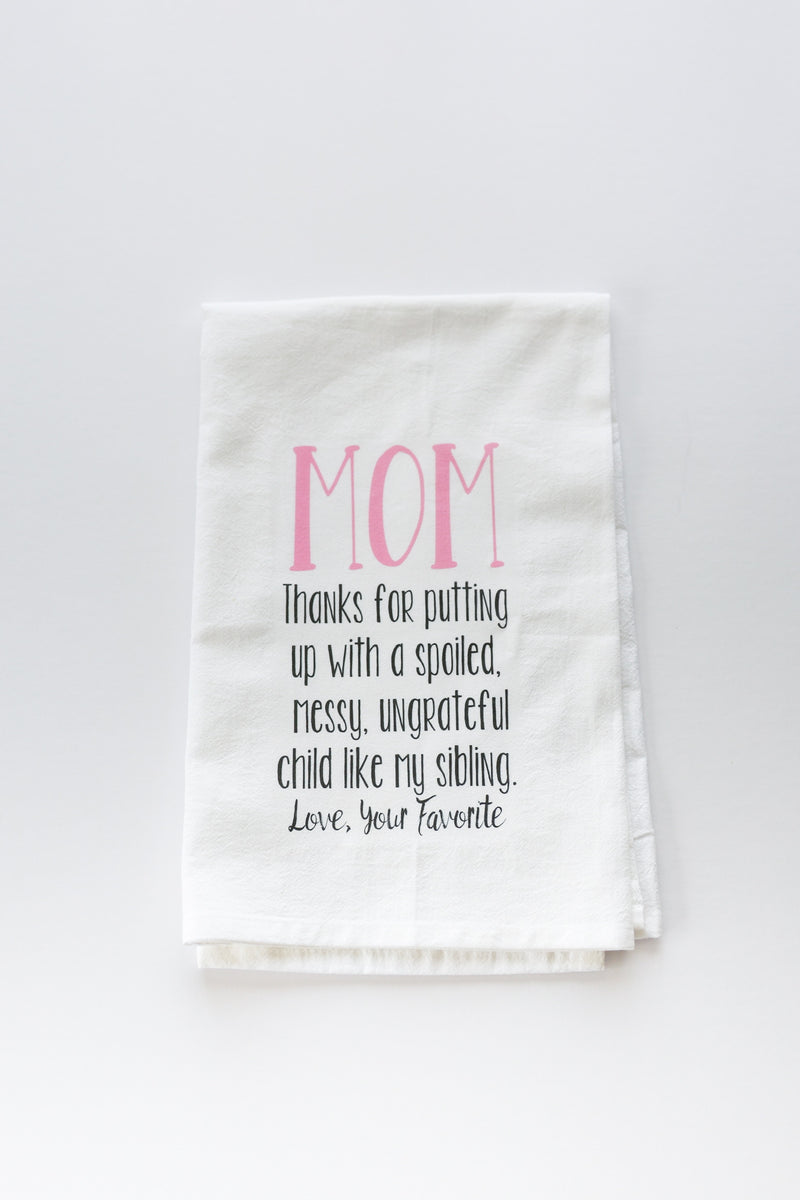 Thanks Mom Tea Towel-zoom-