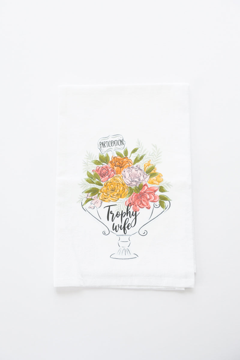 Trophy Wife Tea Towel-zoom-