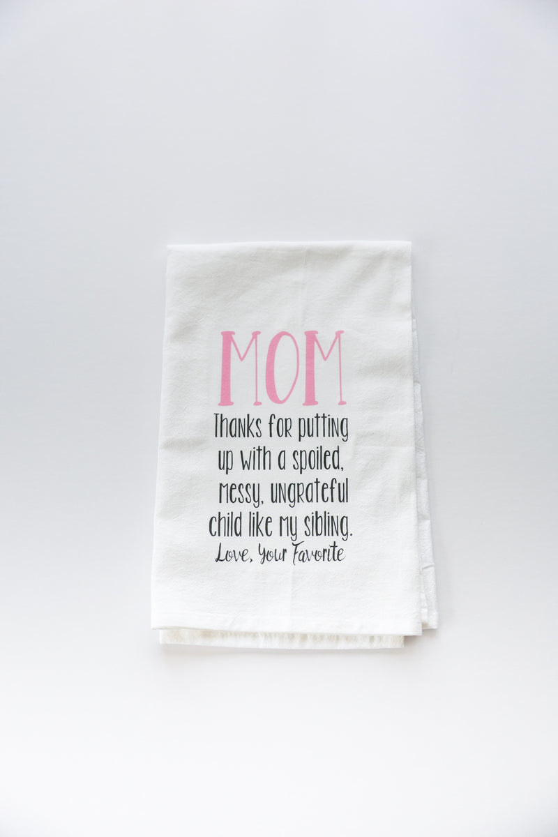 Thanks Mom Tea Towel-zoom-