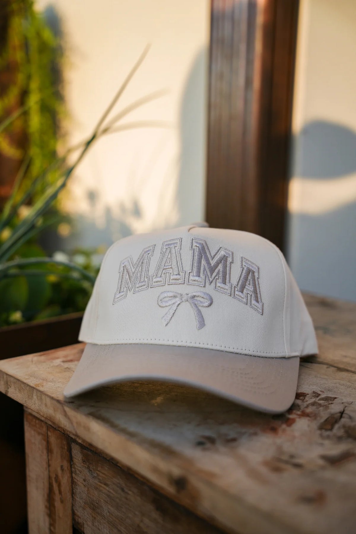 Mama Bow Canvas Cap