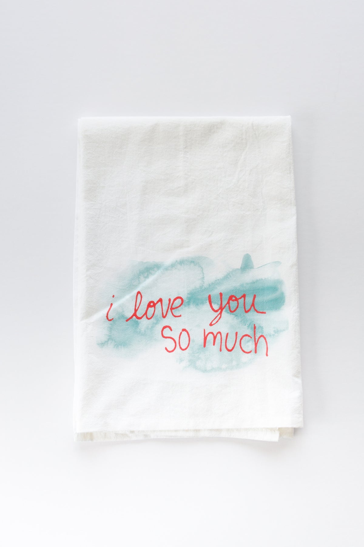 I Love You So Much Tea Towel-2