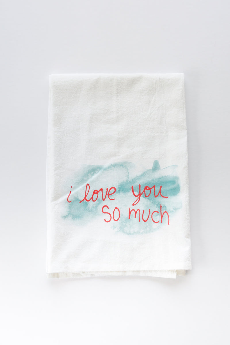 I Love You So Much Tea Towel-zoom-