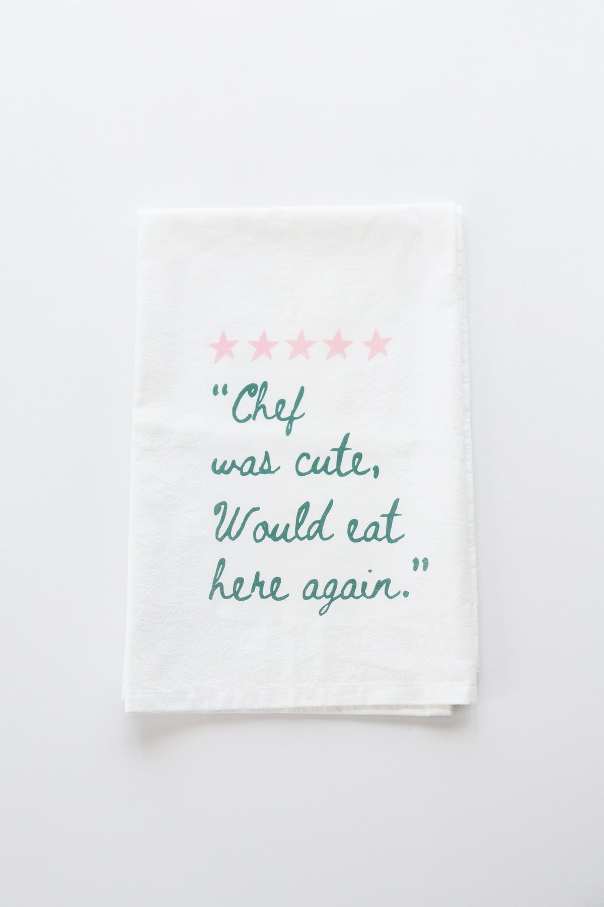 Chef Was Cute Tea Towel-2