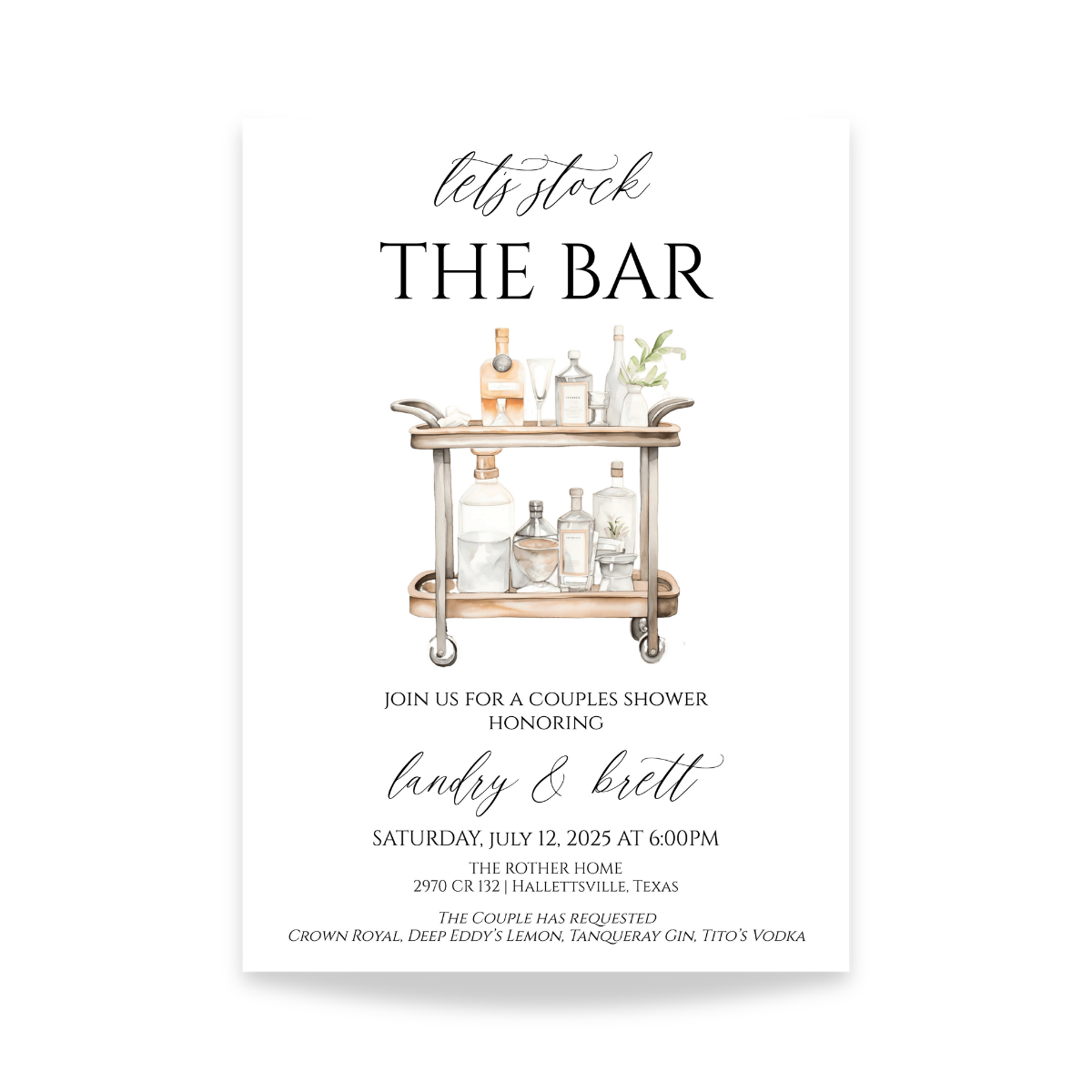 Stock The Bar Couples Shower Invitation-1