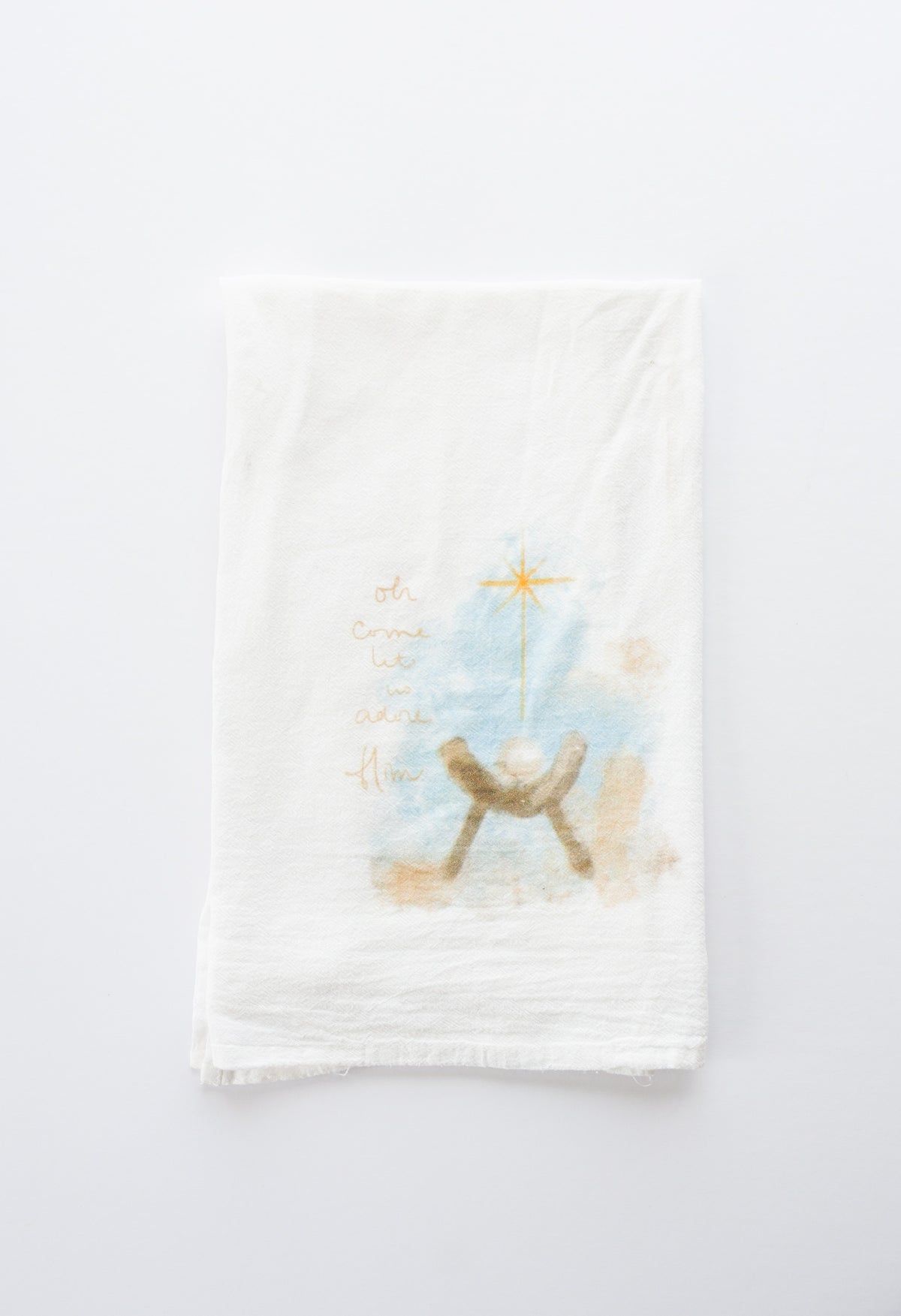 Adore Him Tea Towel