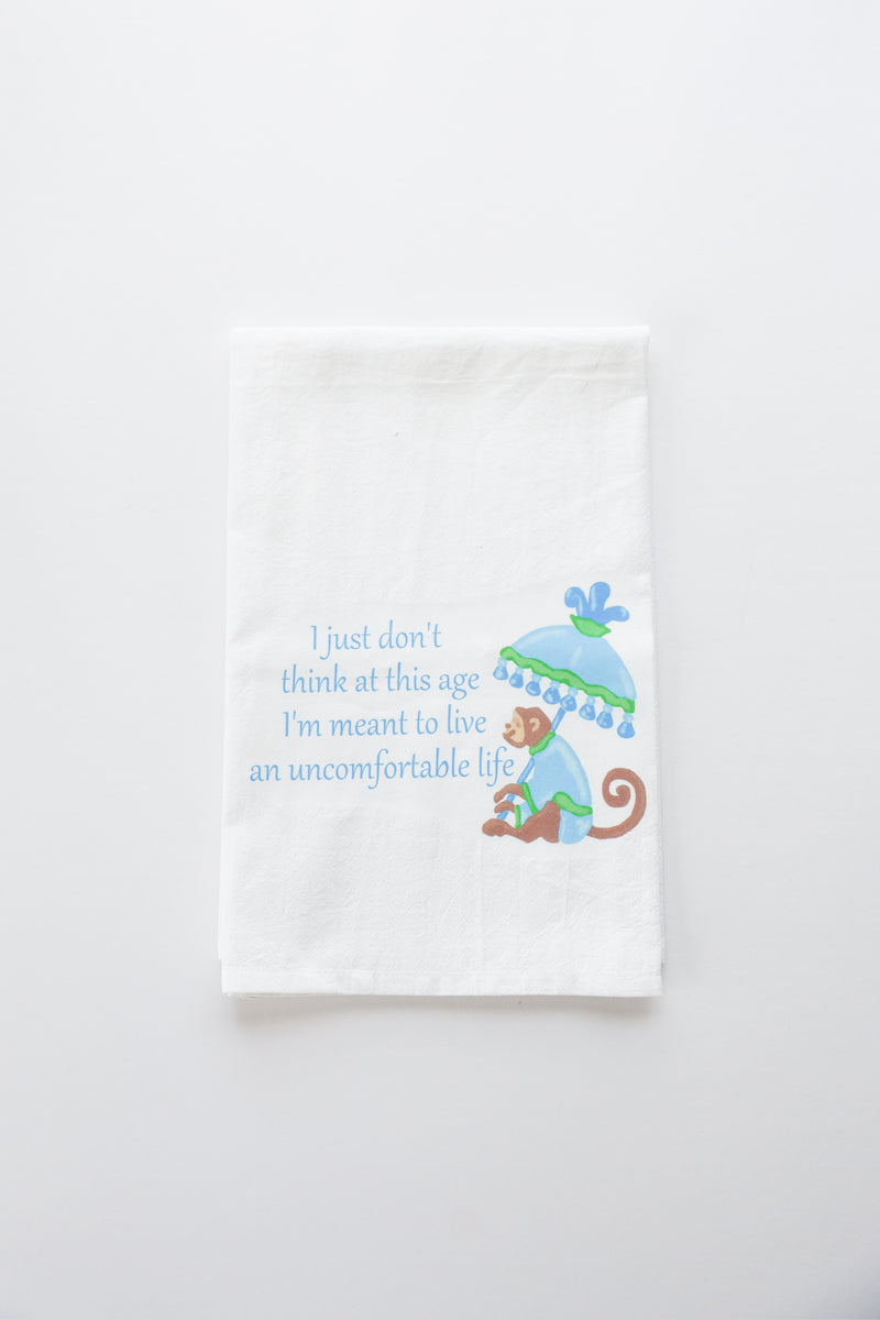 An Uncomfortable Life Tea Towel-zoom-