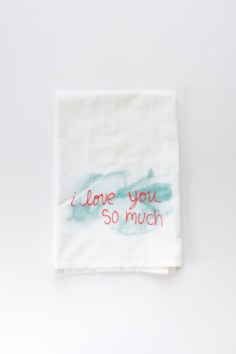 I Love You So Much Tea Towel-zoom-